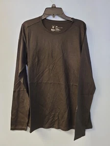 IBEX Damen Journey Long Sleeve Crew Neck Tee T-Shirt Schwarz Größe M - Bild 1 von 5