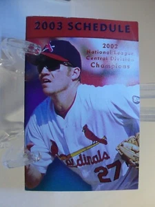 2003 St. Louis Cardinals Baseball Pocket Schedule (Sch0247) - Picture 1 of 2