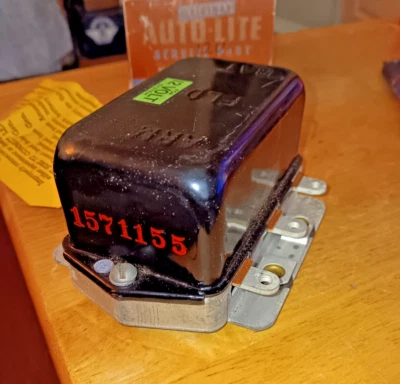 VRS4006C AUTOLITE VOLTAGE REGULATOR 1571155 CHRYSLER VINTAGE 12 VOLT  - Image 1 of 4