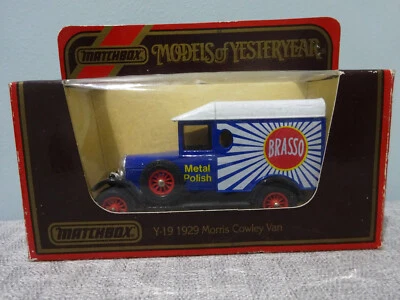 Matchbox of Yesteryear No:Y-19 1929 MORRIS COWLEY Van in BRASSO Metal Polish - Image 1 of 4