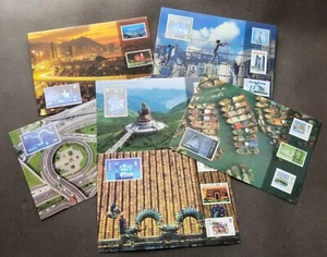 Hong Kong Stamp Expo 1996 1997 Buddha Dragon Boat (postcard) *Hologram *unusual - Picture 1 of 6