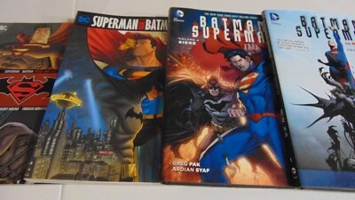 超人/蝙蝠侠 TPB 批量 4 HC PAK #1 & 4 + 卷 5 豪华 + 夜间绿色 — 第 1/4 张图片