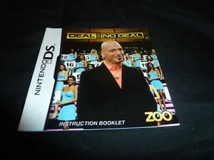 Deal or No Deal Nintendo DS Handbuch Anleitung Booklet NUR - Bild 1 von 2