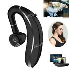 Bluetooth Headset Wireless Earpiece Hands-Free with Stereo Noise Canceling Mic