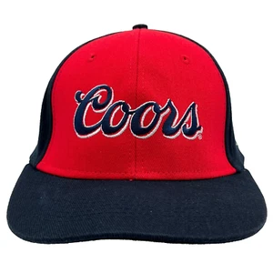 Coors Banquet Hat Cap Snap Back Dark Blue Red Silver Lion Beer Adjustable Mens - Bild 1 von 8