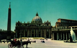 Postcard St. Peter's Square Rome, Italy - Picture 1 of 2