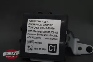 2010 2011 10 11 12 Lexus HS250h Clearance Warning Computer Control Module OEM - Picture 1 of 6