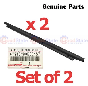 Genuine Toyota LandCruiser HZJ79 HZJ78 RH LH Front Door Sill Scuff Plate Set - Picture 1 of 10