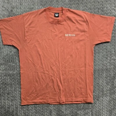 Vintage Oracle CERNER Conference SeRUG Tech T-Shirt Men XL Screen Stars Coral - Image 1 of 4