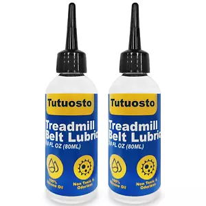 2 Pcs Treadmill Lubricant for Belt, 100% Silicone Treadmill Belt Lubricant, 5.6  - Picture 1 of 9