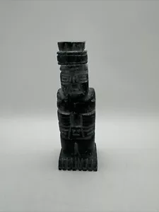 Grüner Serpentin Stein Bolivien Tiwanaku Statue Souvenir handgeschnitzt - Bild 1 von 4