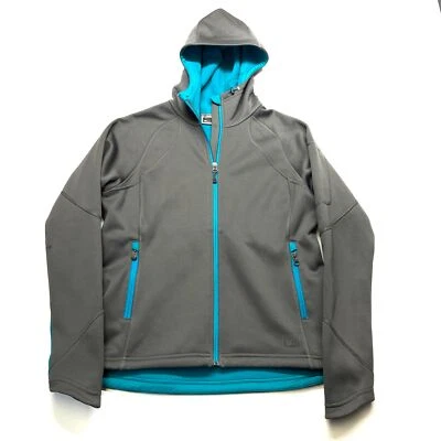 Chaqueta Rei Para Mujer Grande Gris Logo Polar Forrado Bolsillos Manga Raglán Cremallera Completa Foto 1 de 4