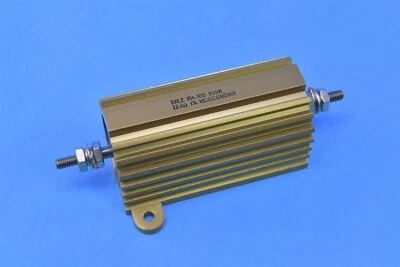 Resistencia de potencia cableada Dale Vishay RH-100 1 % 100 vatios 12,6 Ω Foto 1 de 3