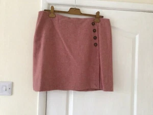 Hobbs Pink Wool Skirt. Brand New With Tags. Size 18 - Picture 1 of 7