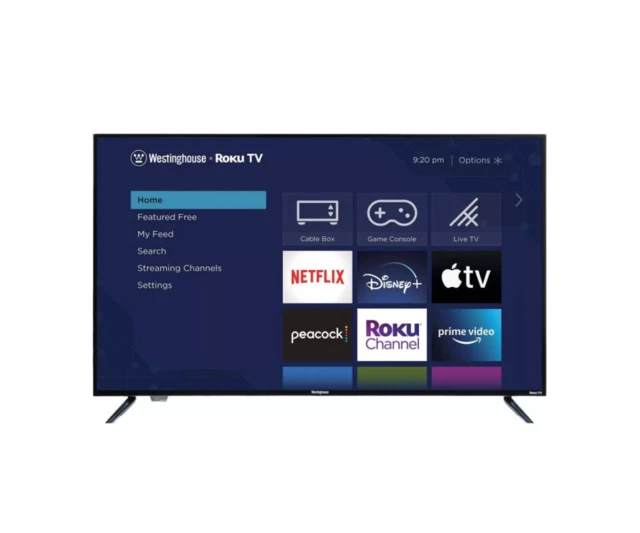 Westinghouse WR43UT4210 43" 4K Smart TV - Black