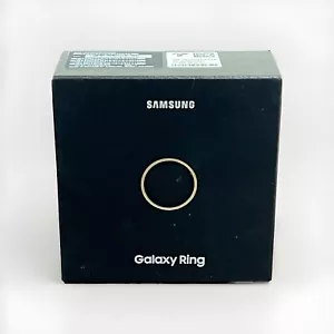 Samsung Galaxy Ring Titanium Gold SM-Q507 Smart Ring Bluetooth Size 7 - Picture 1 of 3