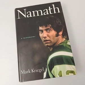 Joe Namath A Biography by Mark Kriegel 2004 1st Ed HCDJ VG+ - Picture 1 of 22