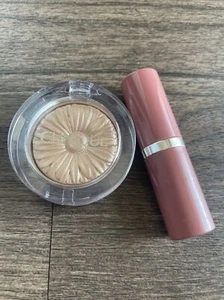 CLINIQUE Cheek Pop Highlighter Gold Celebration Pop + Lipstick Duo BNWOB +GIFT🎁 - Picture 1 of 4