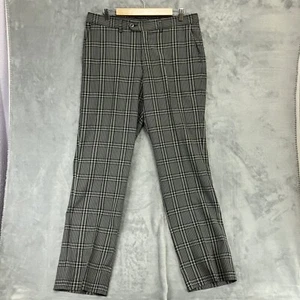 Galvin Green Golf Trousers Mens W34 L32 Black Check Plaid - Picture 1 of 8