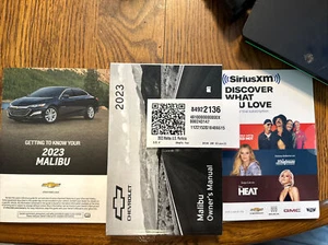 2023 CHEVROLET MALIBU OWNERS MANUAL SET COMPLETE ORIGINAL 84922136 - Bild 1 von 2
