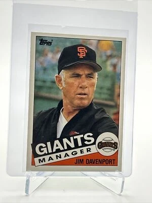 1985 Topps Traded Jim Davenport Baseball Card #27T NM-MT FREE SHIPPING - Image 1 of 3