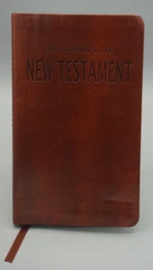 The Fathers Life New Testament Leatherbound 5th Edition Very Good Free Shipping - Picture 1 of 4