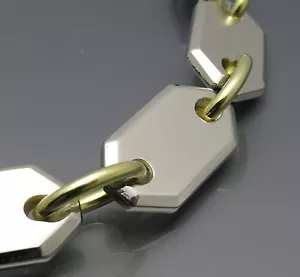 REIF-DESIGN - SCHWERE PLATTENKETTE - UNIKAT AUS EIGENER GOLDSCHMIEDE-925 SILBER - Bild 1 von 12
