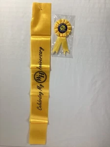 Waffle House Celebrating My Waffle House Stola/Schleife und Knopf Band Abzeichen - Bild 1 von 6