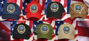 AIR GROUND COMBAT CENTER 29 PALMS CA HAT PATCH CAP US MARINES VETERAN PIN UP WOW - Picture 1 of 16