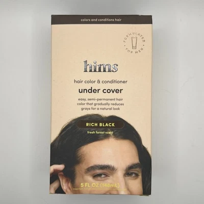 HIMS Under Cover Semi-Permanent Hair Dye Rich Black - Image 1 of 4