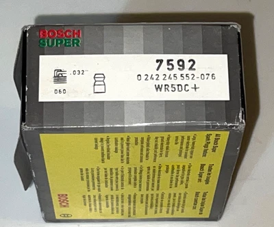 NOS  (10) Bosch Super Spark Plugs  PART # 7592 / WR5DC+ New In Box - Image 1 of 4
