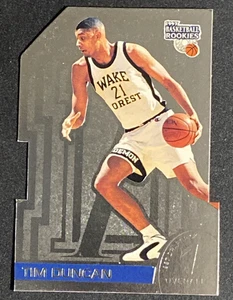Tim Duncan 1997 TheScore Board Die-cut Draft Pick Rookie Card #1 of 20   - Picture 1 of 6