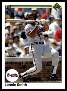 1990 Upper Deck Lonnie Smith Atlanta Braves #215 - Picture 1 of 2