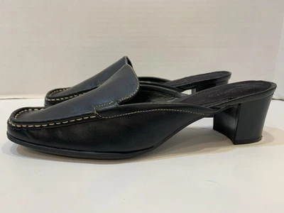 Bass & Co. Mujer Slipon-Cecile Talla 8 1/2 M Cuero Negro Nuevo Sin Caja Muy Cómodo Foto 1 de 4