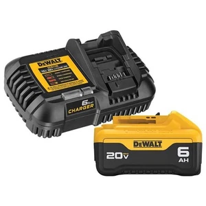 20-Volt MAX Lithium-Ion 6.0 Ah Battery Pack and Charger Kit - Picture 1 of 2