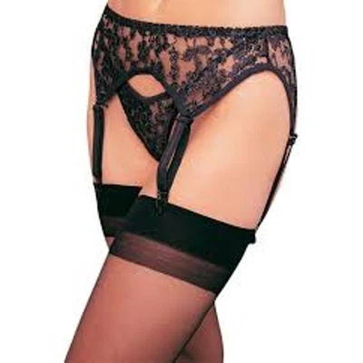 LEG AVENUE Lace Garter Belt Suspender Sexy Lingerie Boudoir NWT  - Image 1 of 4