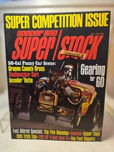 RODDER AND SUPER/STOCK MAGAZINE NOV 1970 ALTERED INVADER FUNNY CAR DORAN CAMARO - Picture 1 of 4