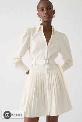 Camisa Oxford Leve J.Crew Fit-And-Flare Tamanho 6 - Imagem 1 de 4