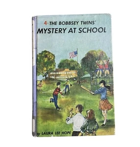 The Bobbsey Twins Mystery At School Laura Lee Hope 1986 Illustrated Hardcover - Imagen 1 de 5