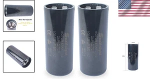 105-126 Uf MFD Capacitor 220-250Vac,Motor Start Capacitor Replacement for Compat - Picture 1 of 7