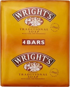 Wright's Coal Tar Soap, for everyday skin cleansing, suitable for all skin types - Picture 1 of 12