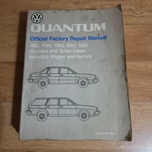 VW Quantum Official Factory Repair Manual 1982-1986 Gas & Diesel +Wagon & Syncro - Bild 1 von 8