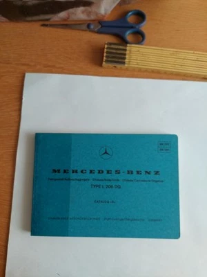 Betriebsanleitung Mercedes-Benz  Typ L 206 Dg Catalog A Bk 203 Bk204 Fahrgestell - Bild 1 von 3