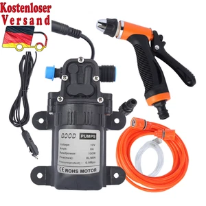 High Pressure Car Washing Machine Kit 12V Electric Pump + Wash Sprayer 2 Modes + - Bild 1 von 6