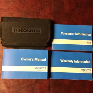 2025 HONDA CIVIC SEDAN HYBRID OWNERS MANUAL BOOKS MAINT & WARR GUIDE CASE ALL - Bild 1 von 5