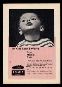 3w7929/ Alte Reklame von 1959 – RENAULT Dauphine - Picture 1 of 1