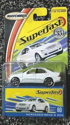 Matchbox Superfast # 60 Mercedes Benz S 500 35th Anniversary Will Combine Ship!  - Image 1 of 2