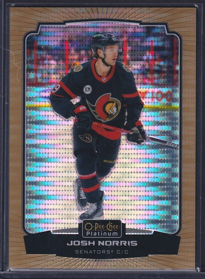 JOSH NORRIS - 2022 O-Pee-Chee Platinum SEISMIC GOLD #148, /50 - Image 1 of 1
