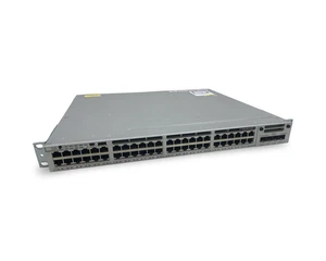 Przełącznik Cisco WS-C3850-48P-S 48x 10/100/1000 PoE+ 1x zasilacz 715w c3850-nm-4-1g - Zdjęcie 1 z 4