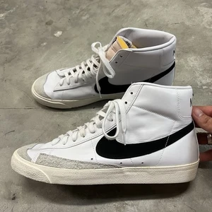 Nike Blazer Mid '77 Vintage White Black BQ6806-100 New Men's Shoes Size 13 - Picture 1 of 8